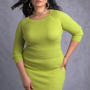 REBDOLLS | Ribbed Cropped Sweater